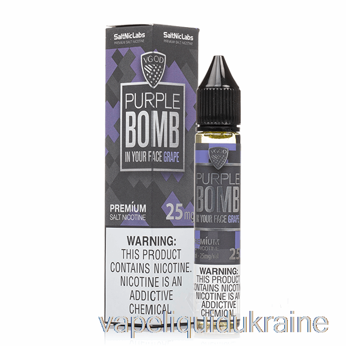 Vape Liquid Ukraine Purple Bomb - VGOD Salts - 30mL 50mg